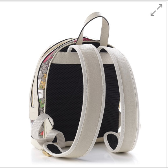 GUCCI
GG Supreme Monogram Flora Web Small Ophidia Day Backpack White - Picture 5 of 12